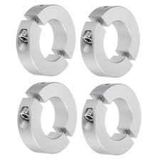 4Pcs 45mm OD 12mm W Double Split Shaft Collar DIY 25mm Bore Clamp-On Collar