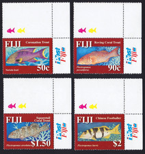 FIJI 2007 FISH, MARINE LIFE  Sc 1161-1164 MNH
