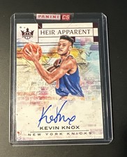 2018-19 Court Kings Heir Apparent Red Rookie On Card Auto Kevin Knox /99. rookie card picture