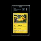 2016 Pokemon Sun & Moon Target Launch SM04 Pikachu Black Star Promo Holo TAG 9