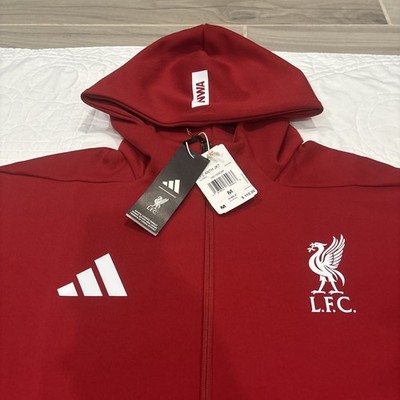 Adidas Medium Liverpool FC Z.N.E. Anthem Premium Jacket Red NWT $110