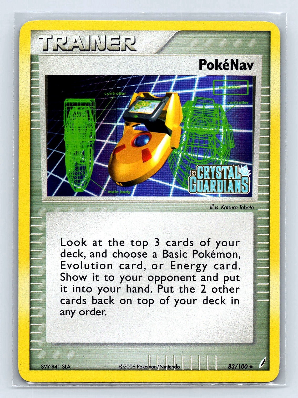 PokeNav 83/100 EX Crystal Guardians Stamped Holo Pokemon TCG Card