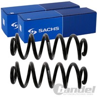 2X Sachs Fahrwerksfeder Federn Satz Hinten Passend FüR VW Touareg
