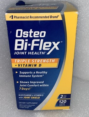 Osteo Bi-Flex Triple Strength Joint Health 120Tablets Glucosamine &Vit D exp2028