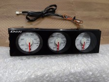 Defi Din Gauge Style98 Hommage 45 3-gang Used From Japan