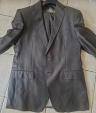Marks & Spencer Brown Tweed 2 Piece Suit 42R Jacket 36W 33L Trousers