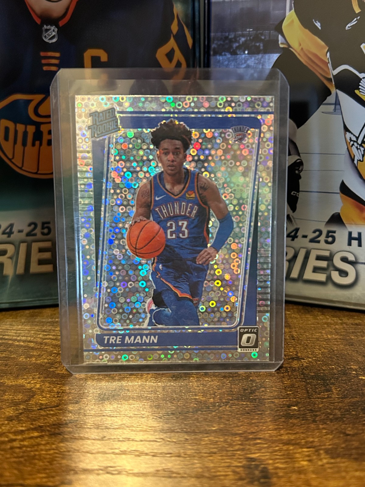 2021-22 PANINI DONRUSS OPTIC TRE MANN RATED ROOKIE FAST BREAK HOLO PRIZM #168