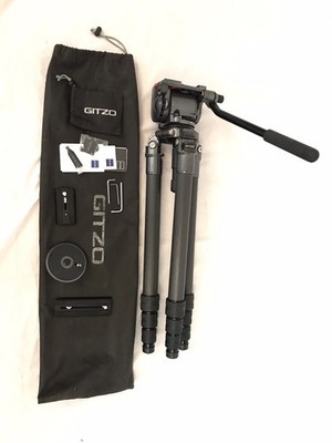 Gitzo GT5541 LS Carbon Fiber Tripod Stativ mit G1380 Kopf  Top Zustand + Zubehör