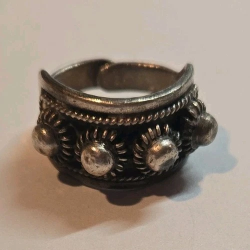 New ListingVintage Sterling Silver Adjustable Ring Item#47