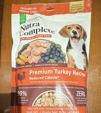 Nutra Complete Freeze-Dried Raw Turkey Recipe Dog Food High Protein Grain Free