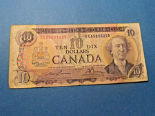 1971 Canada 10 Dollar Banknote - VF