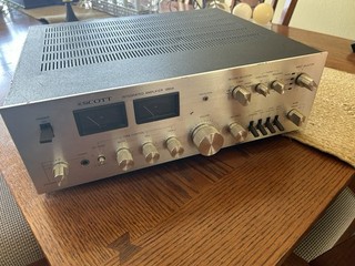 Vintage H.H. Scott Integrated Amp 480A Silver Face