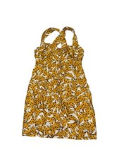 Farm Rio Banana Print Linen Dress - Size Small