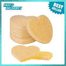 Facial Sponges 50 Count Natural Cellulose Face Cleansing Exfoliating Makeup