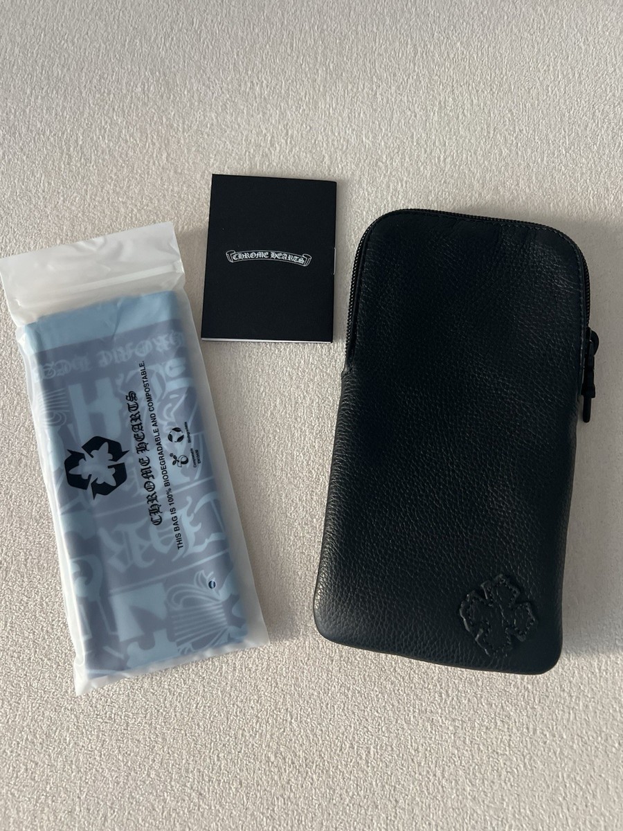 Chrome Hearts Eyeglasses/ Sunglasses Leather Pouch Chrome Hearts
