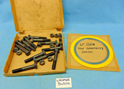 WILLIAMS FLANGE ACCESSORY KIT 6'' 300# RW GRAPHITE 304SS, (12)3/4'' X 4-1/2'' BOLTS