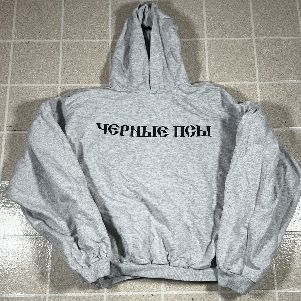 トップス YZY GOSHA BLACK DOGS HOODIE HEATHER GREY Buy YZY Gosha Black Dogs Hoodie 'Heather Grey' - YZY2F09 ASH