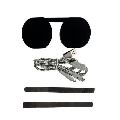 1 IN 2 Out Handle Charging Cable Silicone Glasses Protective Cap Kit For PS5 VR2