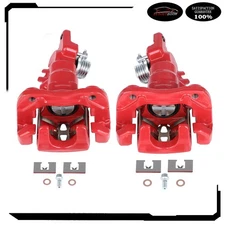 Rear Brake Calipers With Bracket Set (2) For Honda Accord 1998-2007 Acura TSX