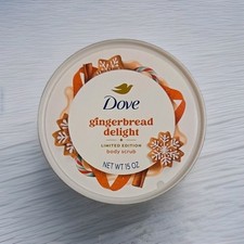 Dove Limited Edition Gingerbread Delight Body Scrub 15 oz Holiday Treat - 2 Pack
