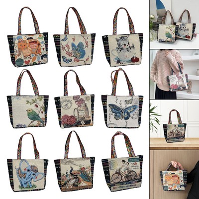 Damen Canvas Umhängetasche Casual Fashion Lady Large Capacity Tote