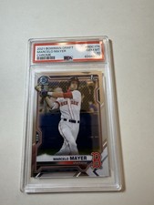 2021 Bowman Draft Chrome Marcelo Mayer Rookie #BDC-174 PSA 10 Red Sox