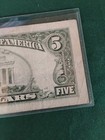 1995 $5 Dollar Bill Banknote US Federal — photo 6