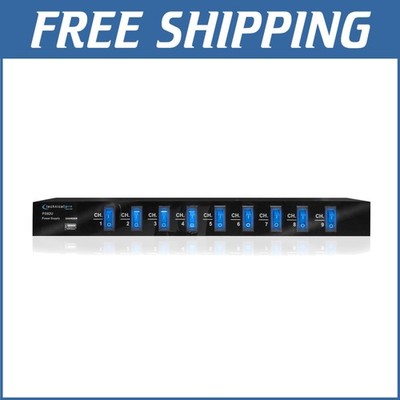 Ultimate 9-Outlet Power Extension Cord with Illuminated Switches & Heavy Load