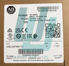 new Allen-Bradley 25B-A4P8N114 525 AC Drive 25BA4P8N114