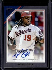 2022 Topps Gallery Josh Bell Veterans Auto #VA-JBE Nationals
