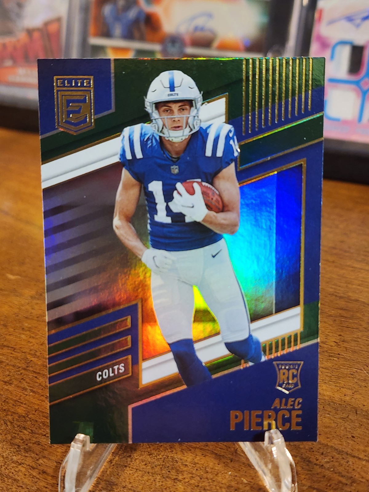 2022 Panini Donruss Elite - Rookies Alec Pierce #155 Green (RC)