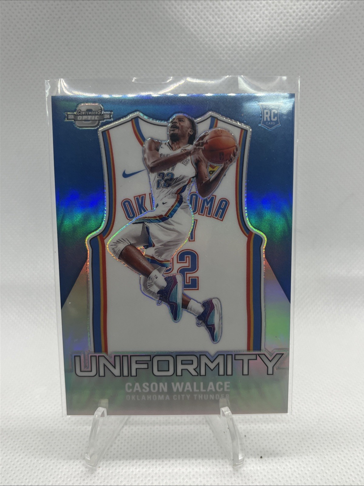 2023 Contenders Optic Cason Wallace Rookie Uniformity #16 Silver Prizm (RC)
