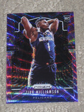 2019-20 Panini Prizm Purple Wave Zion Williamson #248 Rookie