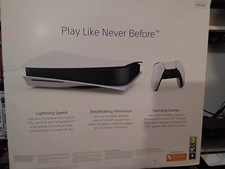 Sony PlayStation 5 825 GB White Disc Console