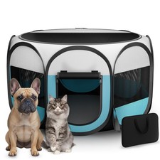 Portable Cat Playpen for Indoor Enclosed: Foldable Pet Playpen for Cat Small ...