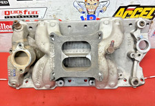 Sbc Chevy Gm 350-400 V8 Edelbrock Performer Rpm Air-gap Intake Manifold 7501