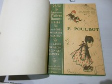 LIVRE RELIE LES MAITRES HUMORISTES POULBOT DESSINS ET LEGENDES No 12