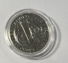 Genuine 2008 UK Royal Mint Britannia £2 silver bullion coin.