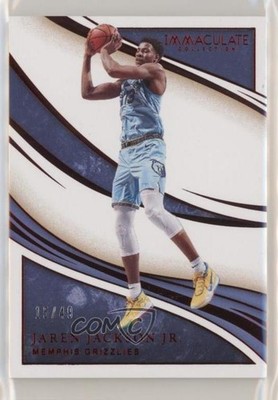 2019-20 Panini Immaculate Red 15/49 Jaren Jackson Jr #85 1k3