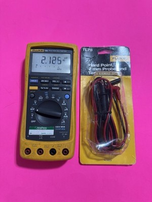 Fluke 189 True RMS Digital Multimeter With New Test Leads