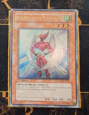 YUGIOH Neo-Spacian Air Hummingbird (STON-EN004) Ultimate Rare 1st Ed Excellent
