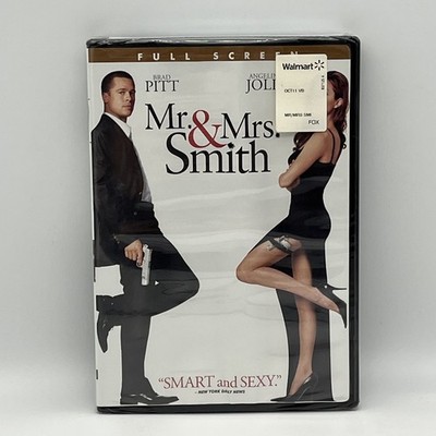 Mr. & Mrs. Smith DVD 2005 Full Screen Brad Pitt Angelina Jolie - New Sealed