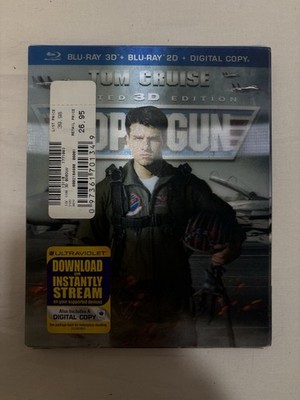 RARE Top Gun Blu-Ray 3D LENTICULAR SLIPCOVER Limited Edition Maverick