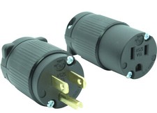 Male  Female Extension Cord Replacement Electrical End Plugs 15AMP 125V Lots