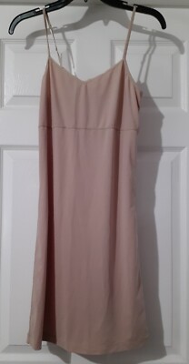 A PEA IN THE POD Maternity Slip Dress Sz Small P/M Women BEIGE Pregnancy  Baby | eBay