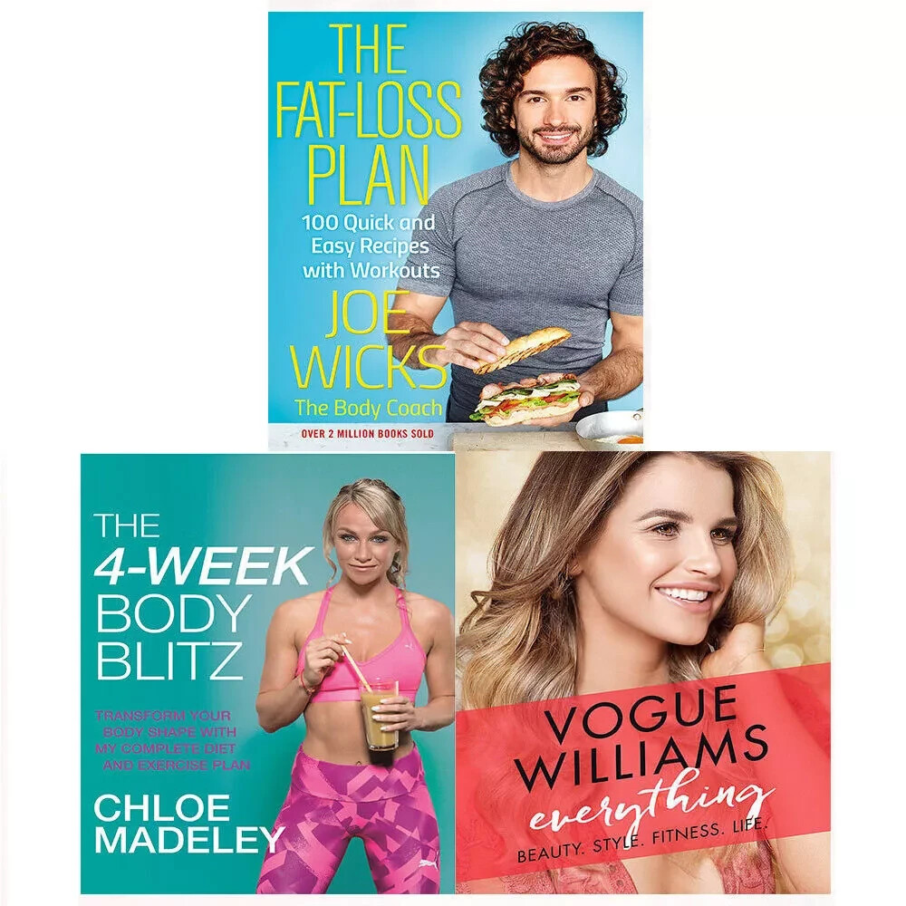 4-Week Body Blitz,Fat-Loss Plan and Everything 3 Books Collection Set NEW BRAND
