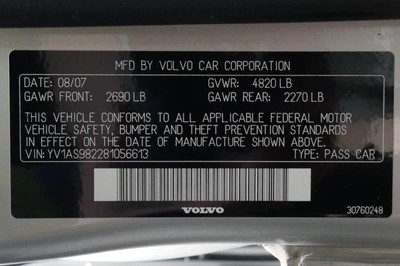 Speedometer Cluster 38K Miles MPH Fits 08 VOLVO 70 SERIES