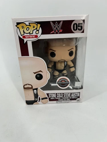 Funko POP! WWE: Stone Cold Steve Austin #05 (GameStop) w/ Pop Protector MINT