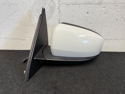   07-13 BMW X5 E70 Left Driver Side Door Mirror w/Camera OEM ALPINE WHITE 300