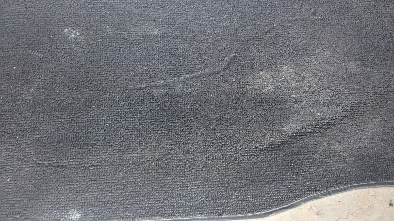 FERRARI 308 GTSi INTERIOR BLACK CARPET REAR TRUNK FLOOR